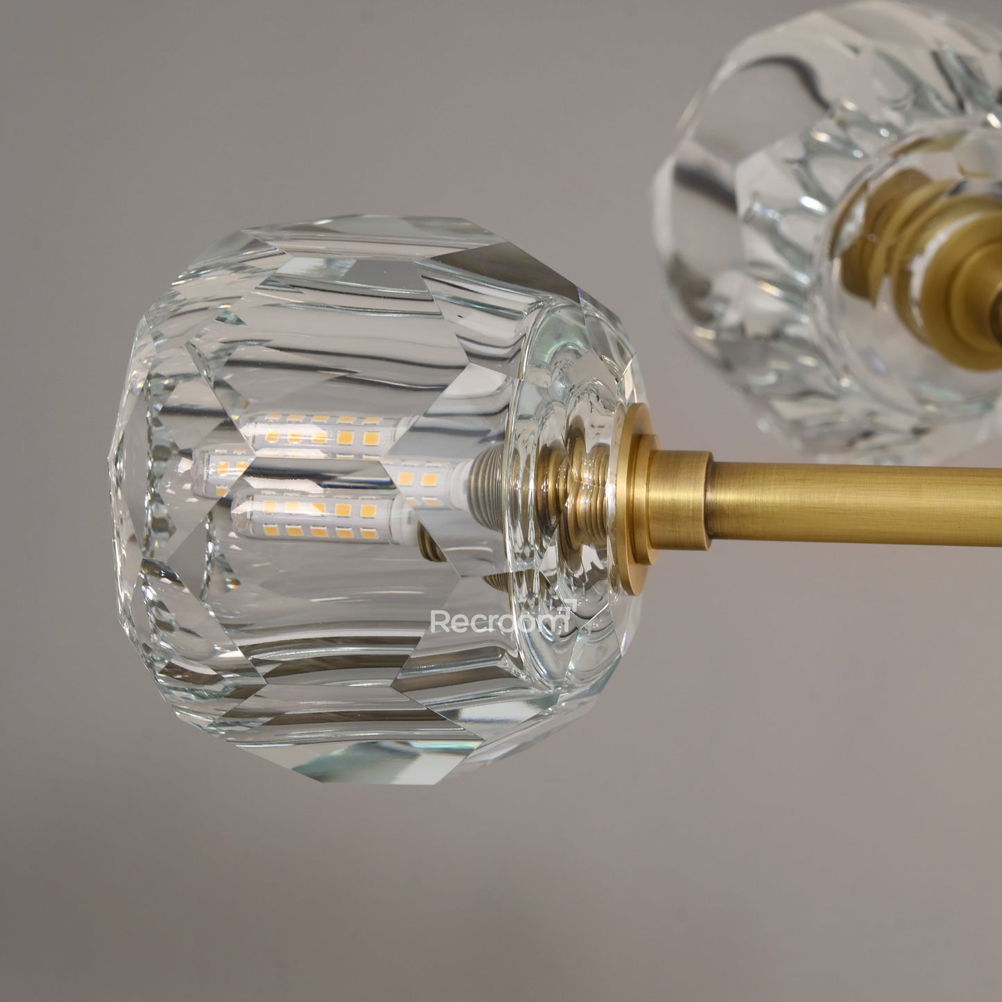 Boulew Crystal Glass Round Chandelier 36"