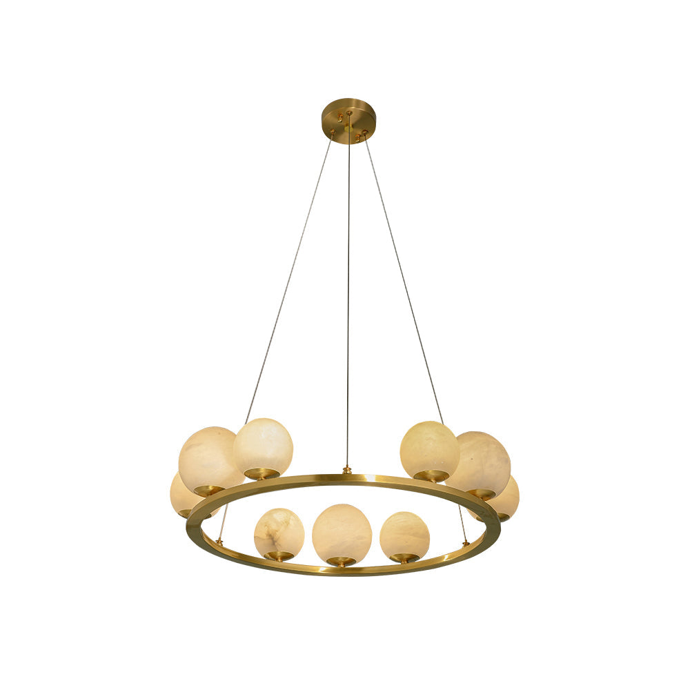Tagliato Alabaster Chandelier
