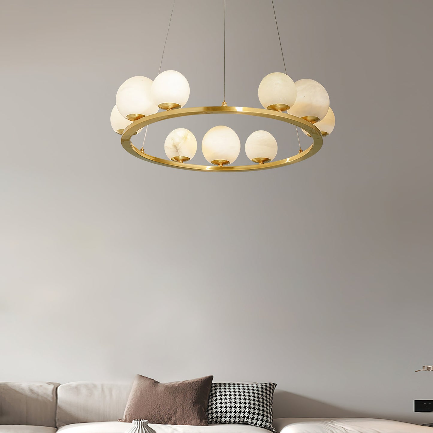 Tagliato Alabaster Chandelier