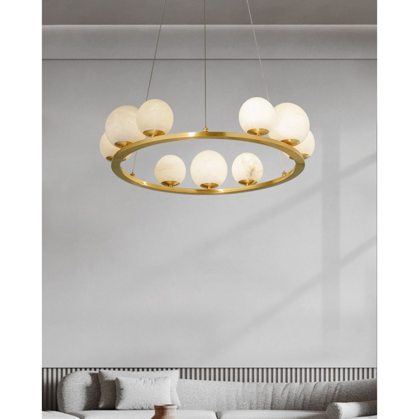 Tagliato Alabaster Chandelier