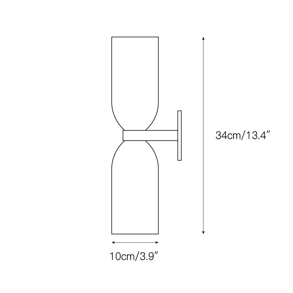 Tandem Alabaster Wall Lamp