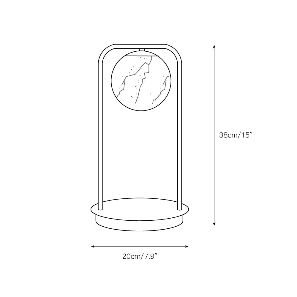 Tribeca Alabaster Table Lamp