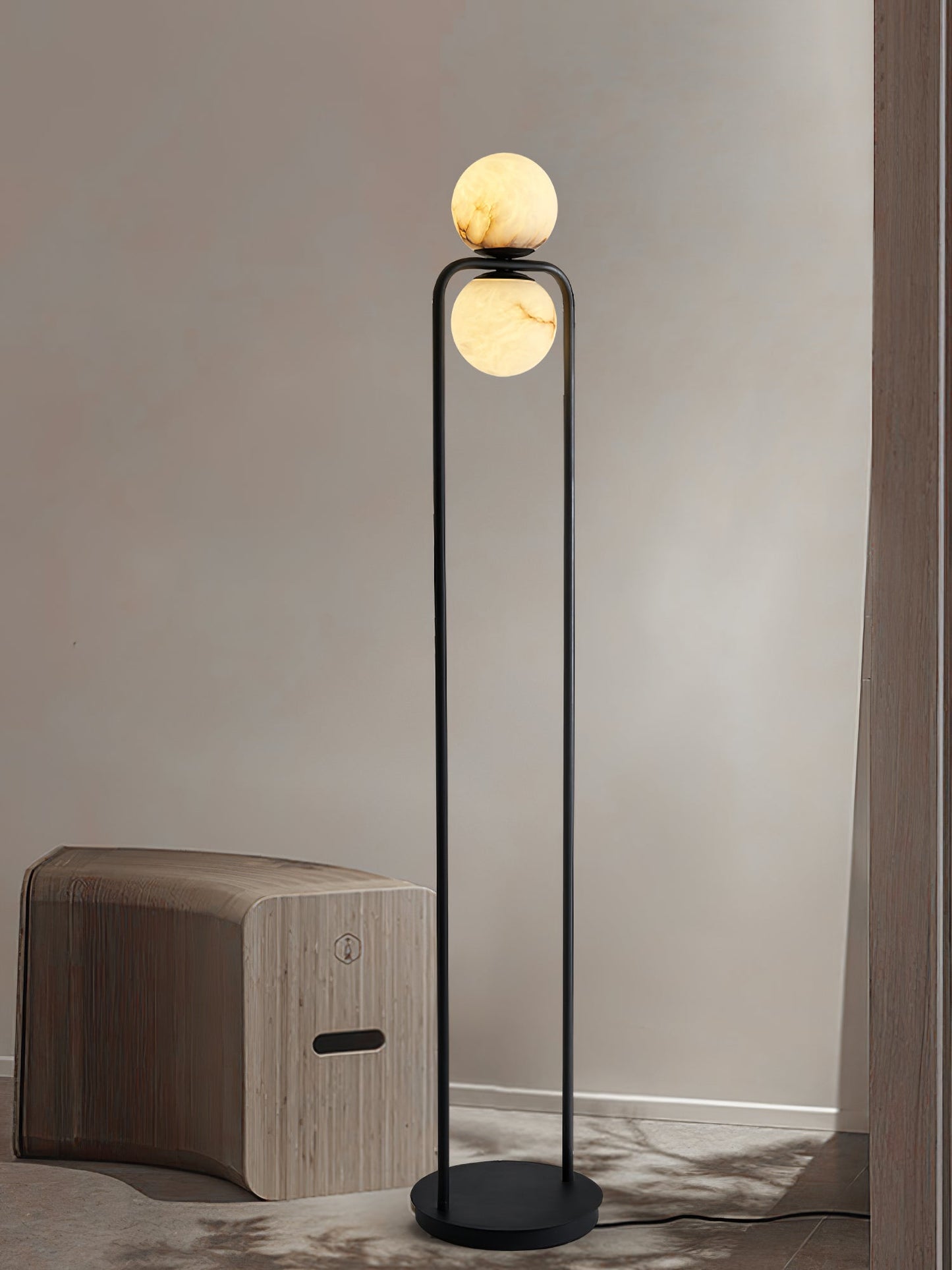 Tribeca Alabaster Floor Lamp