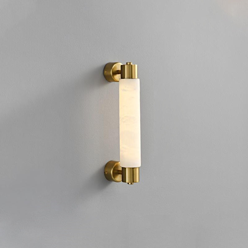 Tube Alabaster Wall Lamp