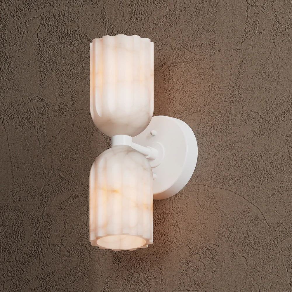 Tulum Double Alabaster Wall Lamp