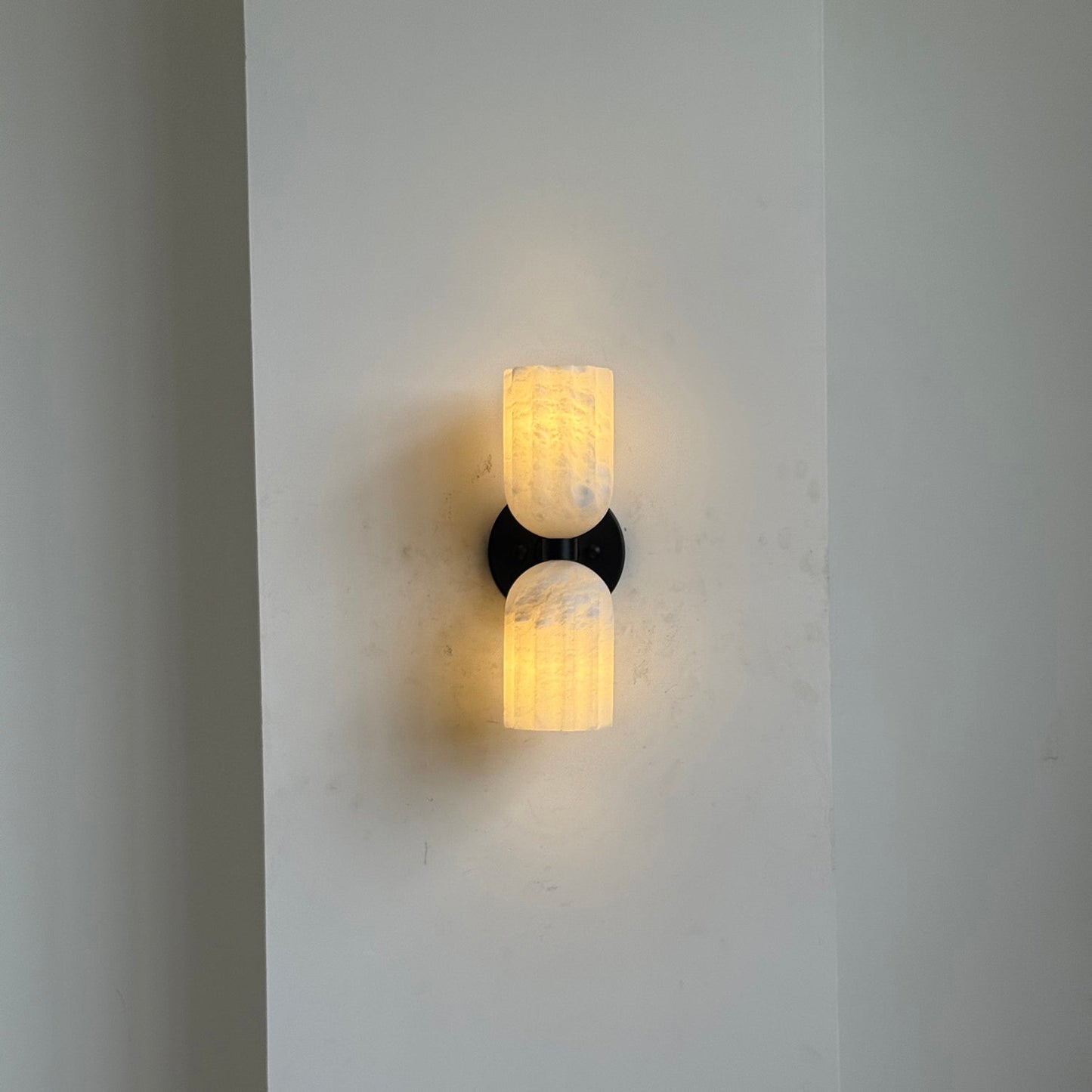 Tulum Double Alabaster Wall Lamp