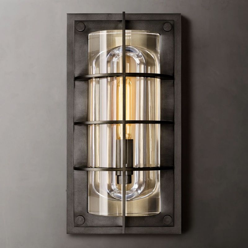 Vicomtic Outdoor Modern Metal Wall Sconce