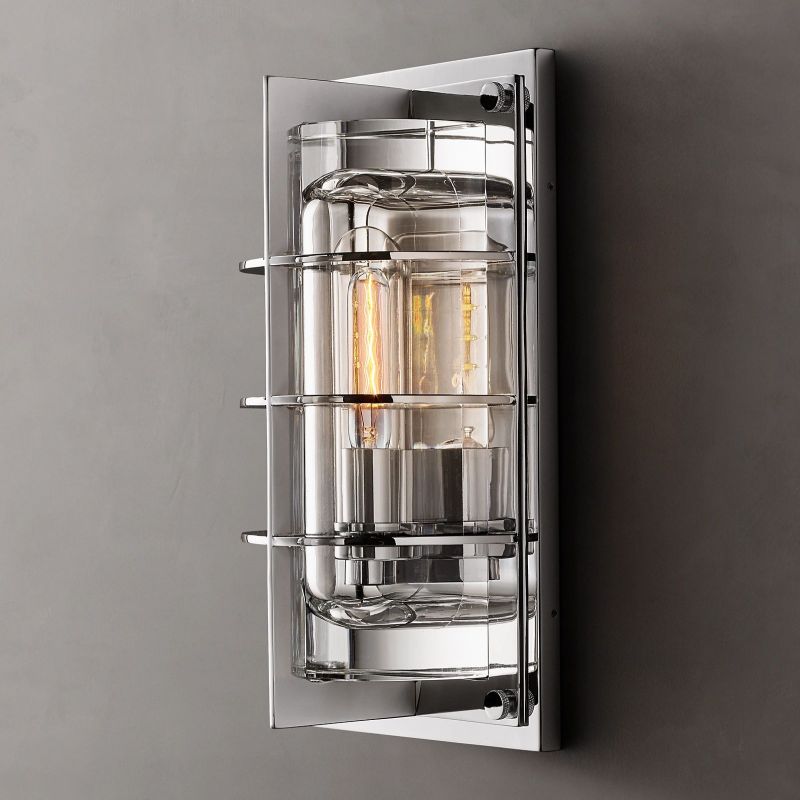 Vicomtic Outdoor Modern Metal Wall Sconce