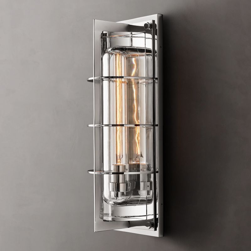 Vicomtic Outdoor Modern Metal Wall Sconce