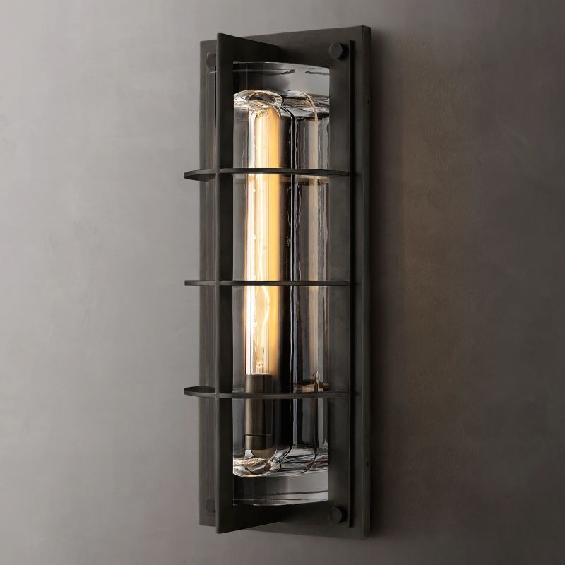 Vicomtic Outdoor Modern Metal Wall Sconce