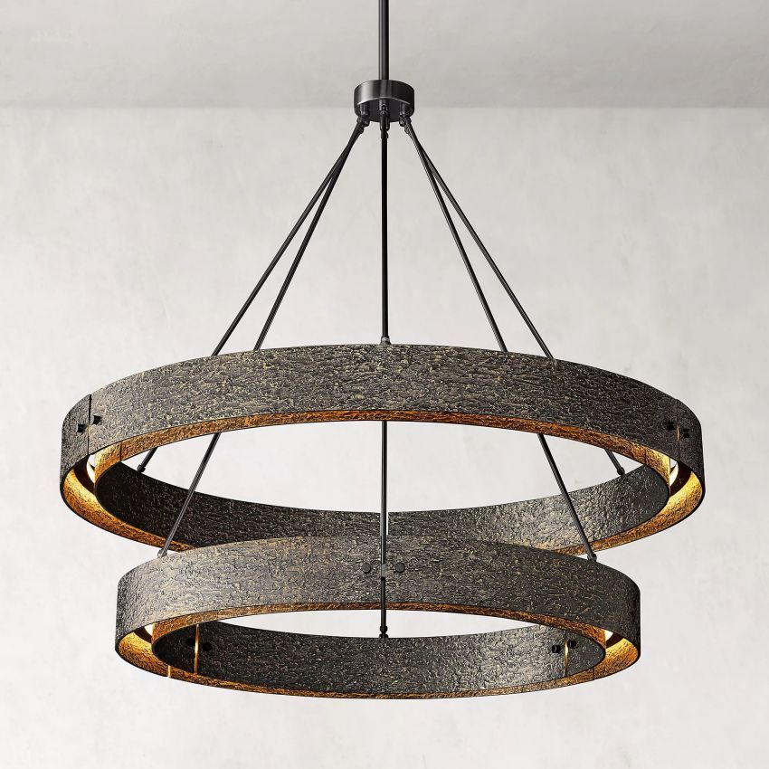 Nova Two-Tier Round Chandelier 60"