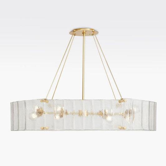 Willamette Oval Crystal Chandelier 48"