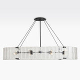 Willamette Oval Crystal Chandelier 60"