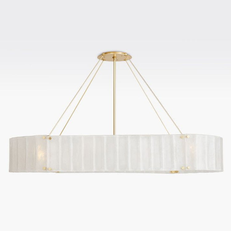 Willamette Oval Crystal Chandelier 60"