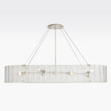 Willamette Oval Crystal Chandelier 60"