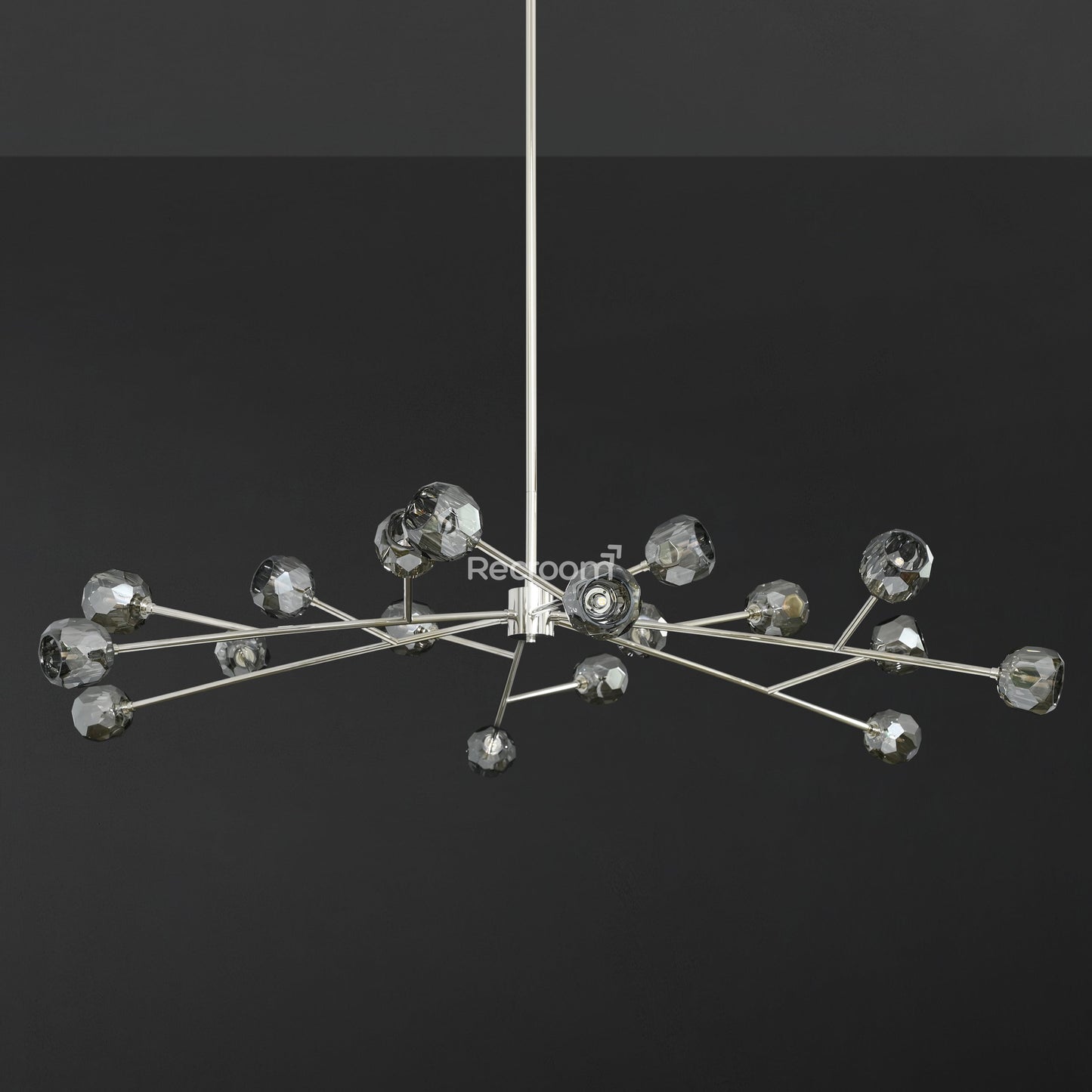 Boulew Crystal Glass Round Chandelier 72"