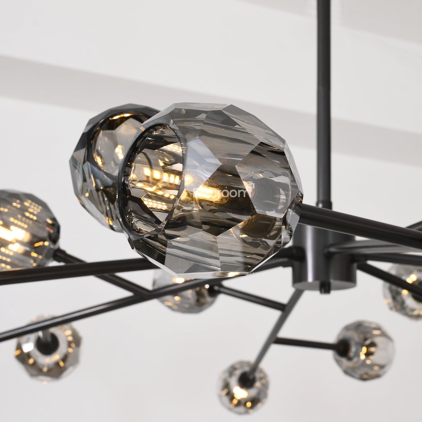 Boulew Crystal Glass Round Chandelier 60"