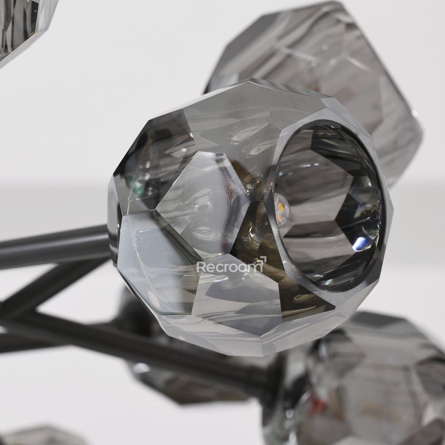 Boulew Crystal Glass Round Chandelier 36"