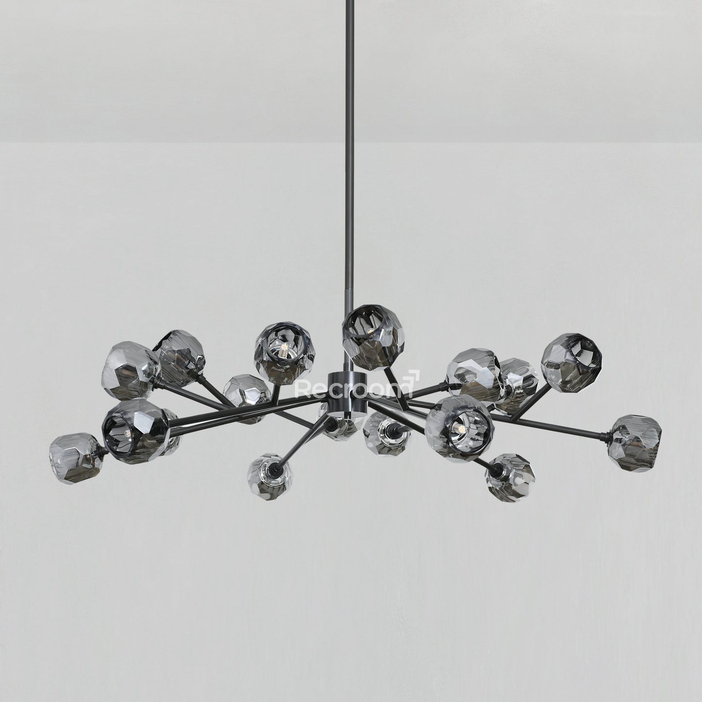 Boulew Crystal Glass Round Chandelier 48"