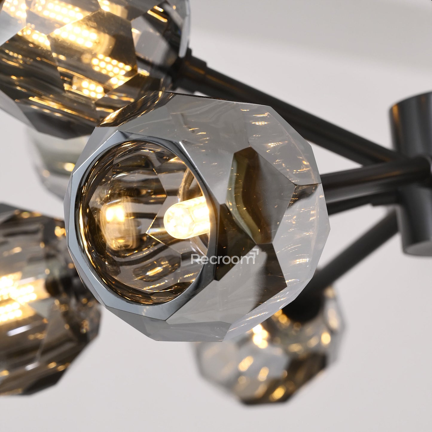 Boulew Crystal Glass Round Chandelier 36"