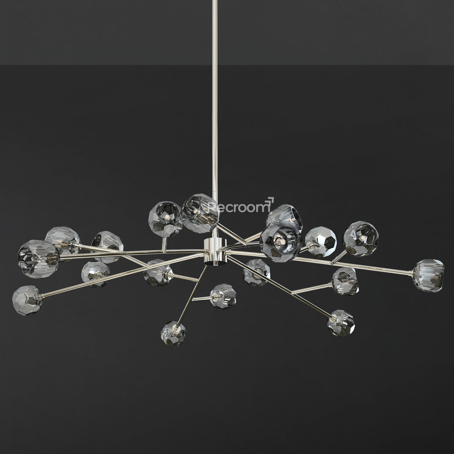 Boulew Crystal Glass Round Chandelier 60"