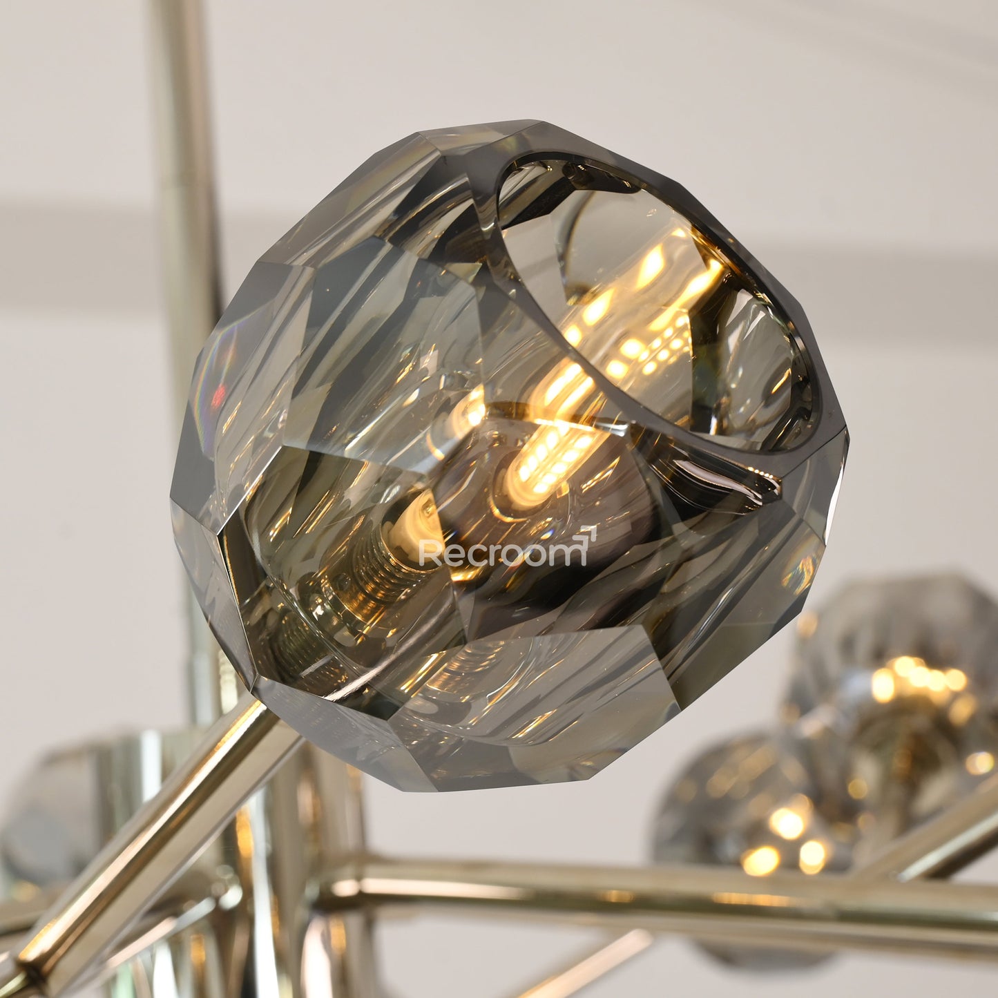 Boulew Crystal Glass Round Chandelier 48"