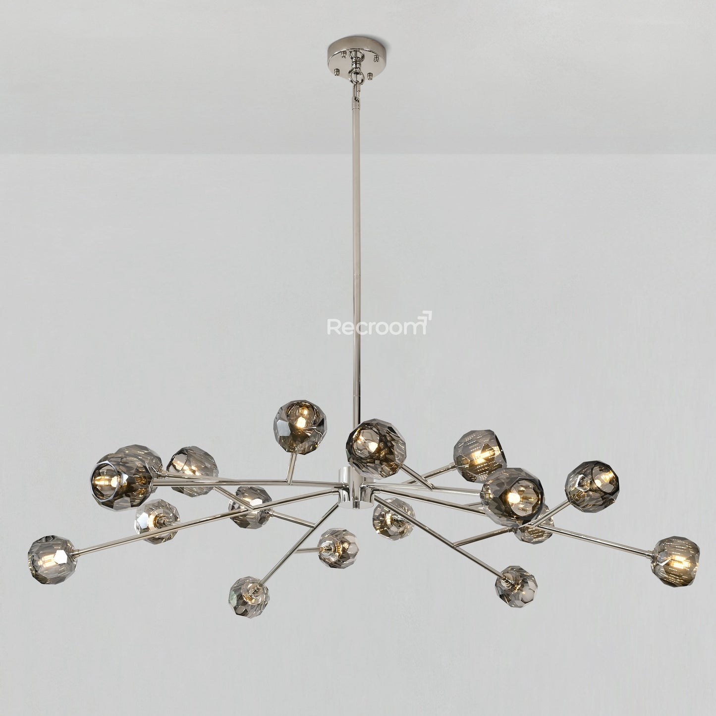Boulew Crystal Glass Round Chandelier 60"