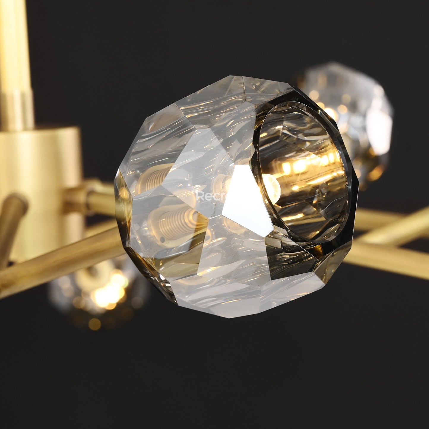 Boulew Crystal Glass Round Chandelier 60"