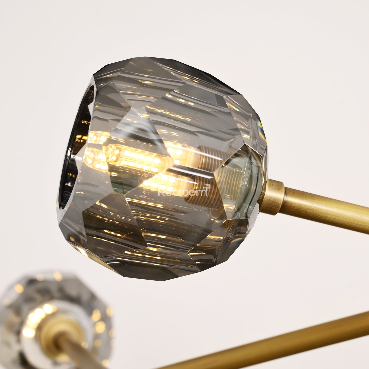 Boulew Crystal Glass Round Chandelier 72"