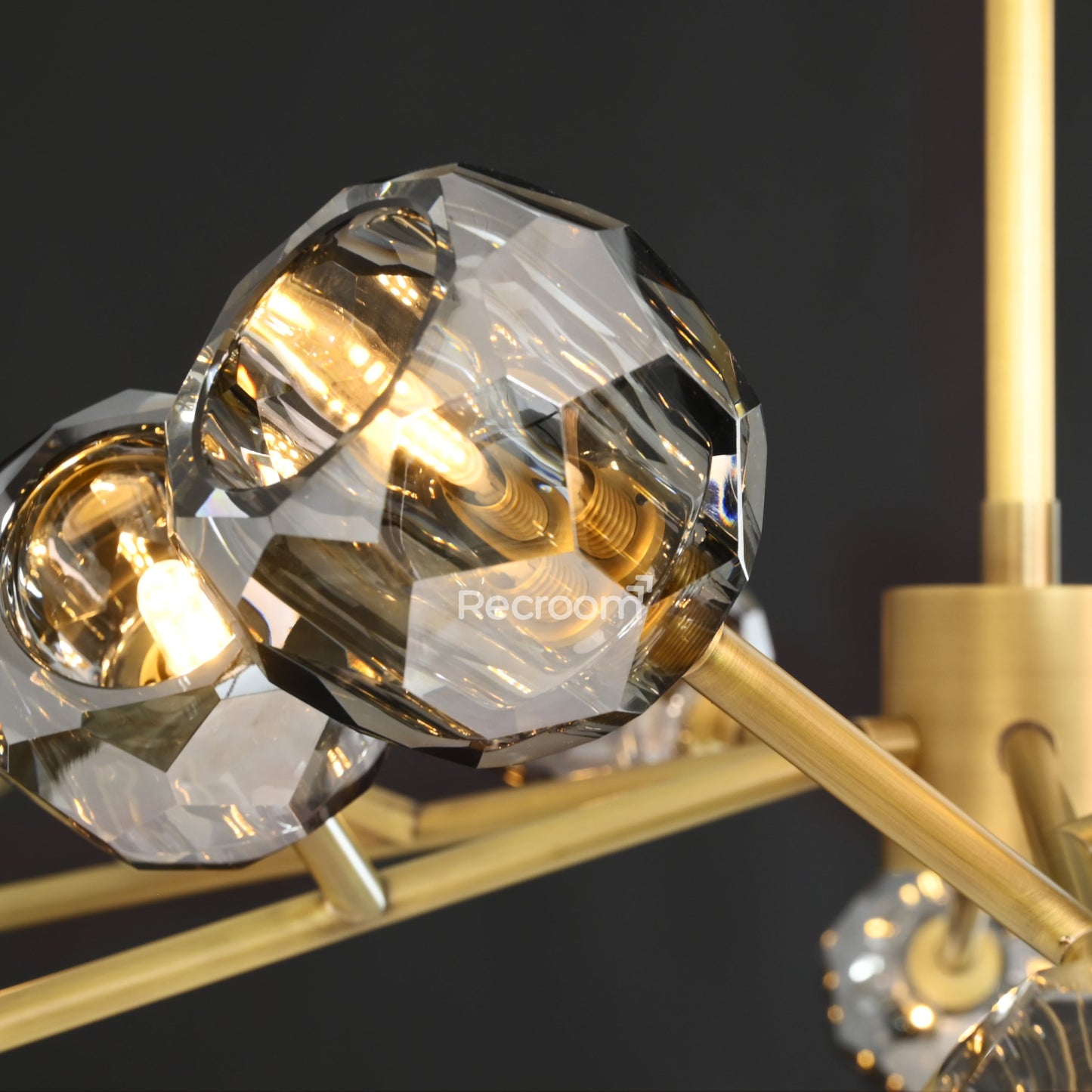 Boulew Crystal Glass Round Chandelier 48"