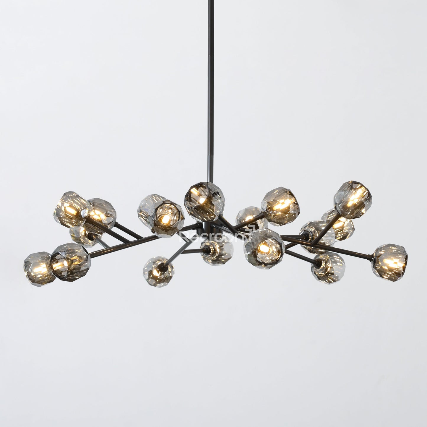 Boulew Crystal Glass Round Chandelier 48"