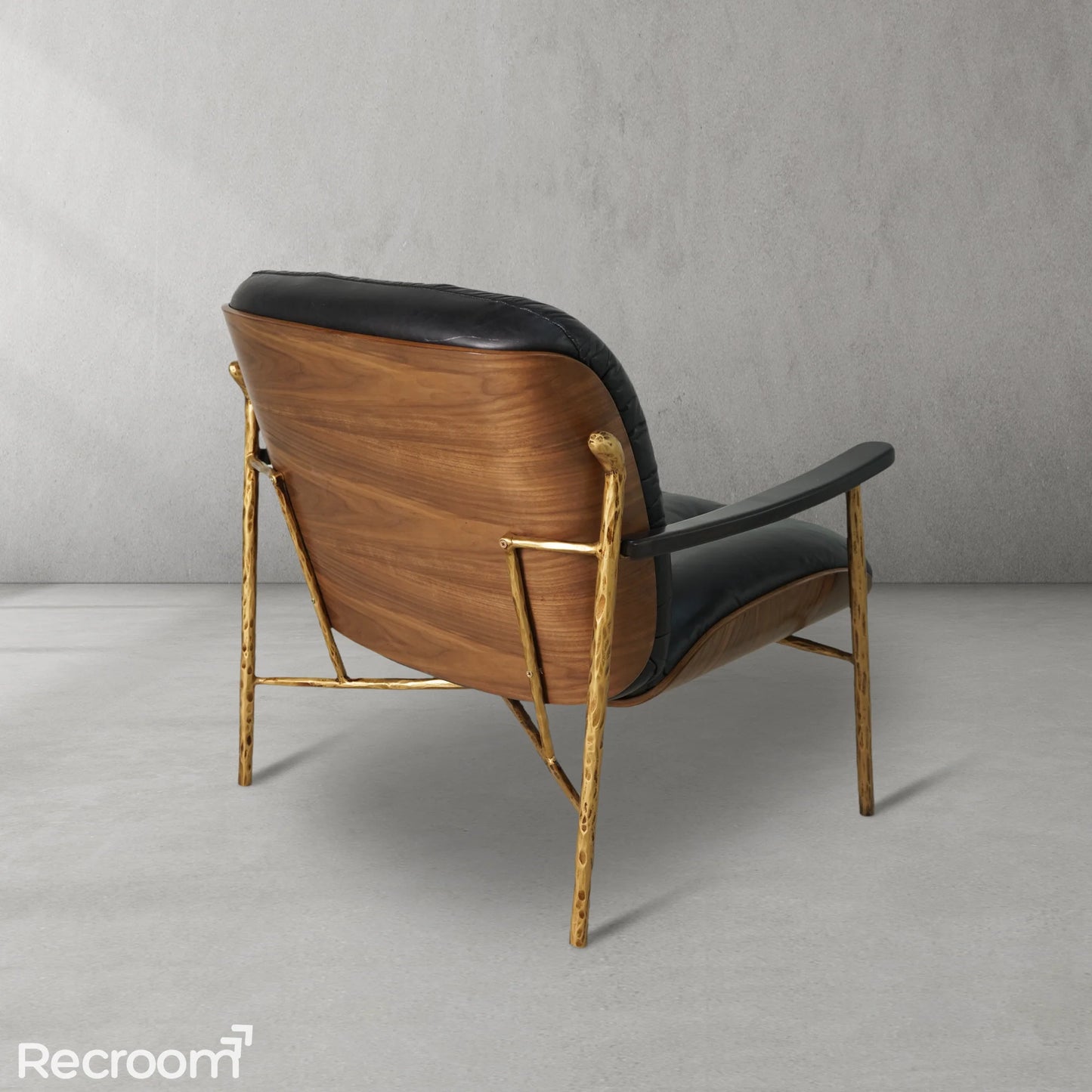 Thaddeo Black Leather Accent Chairs