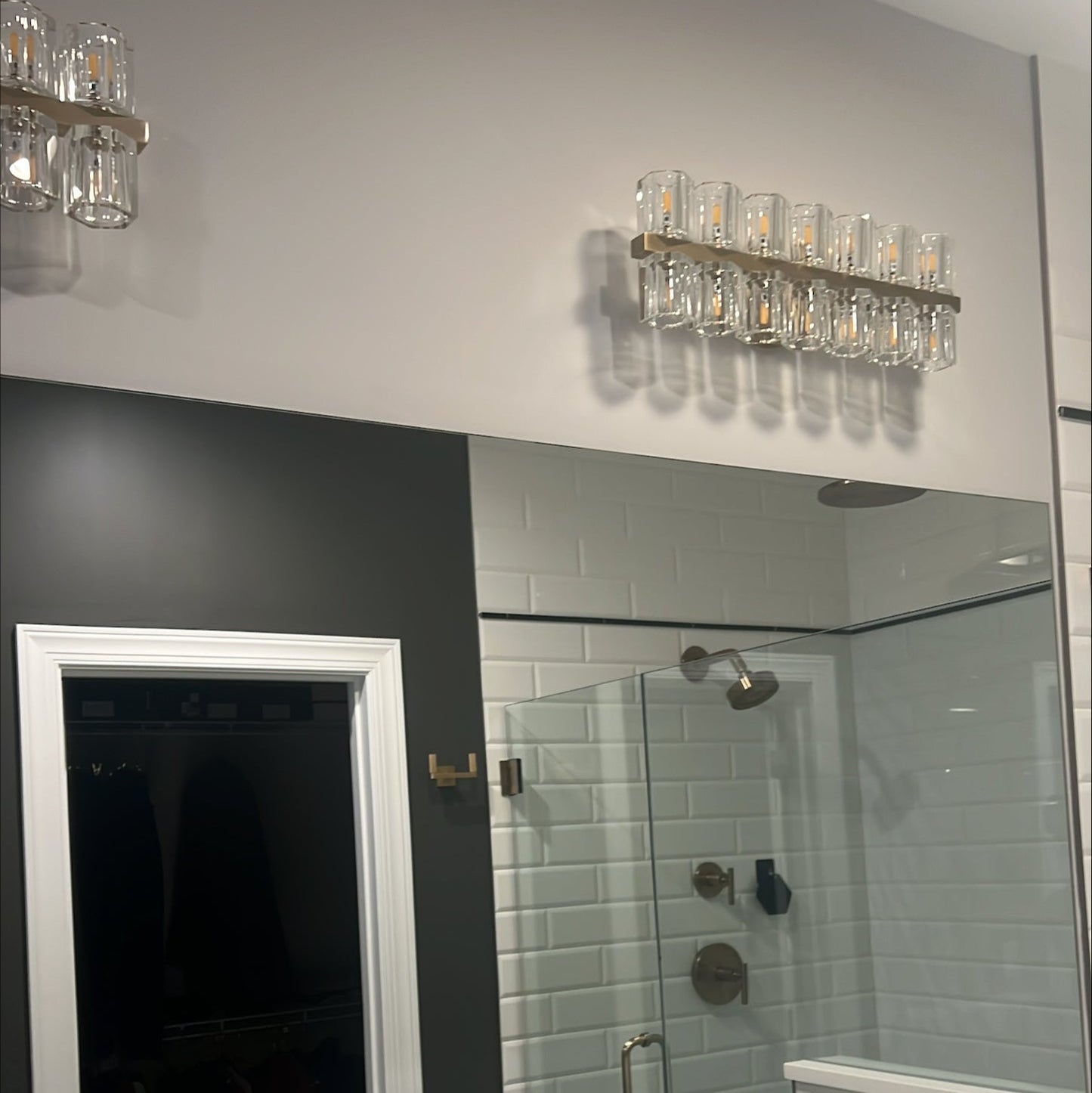 Arcachonest Crystal Wall Sconce 26"W