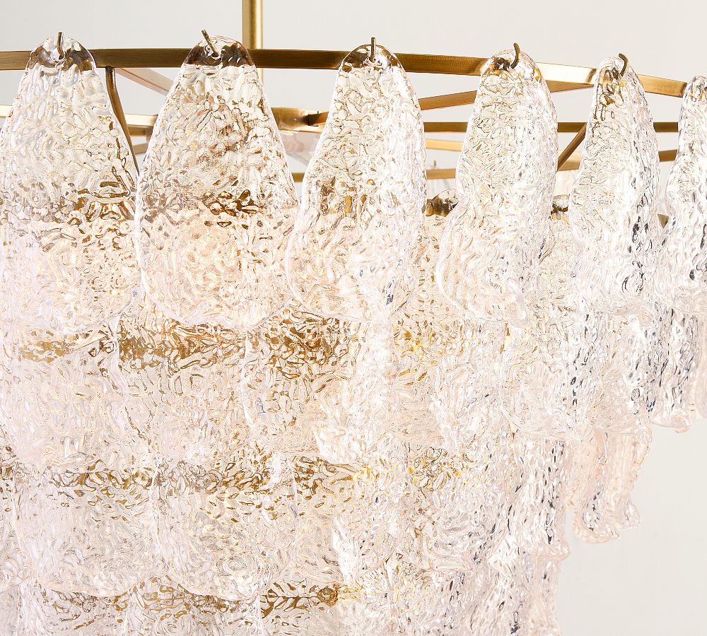 Alexandria Glass Round Chandelier (30")