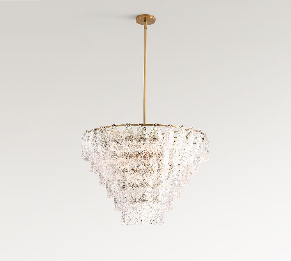 Alexandria Glass Round Chandelier (30")