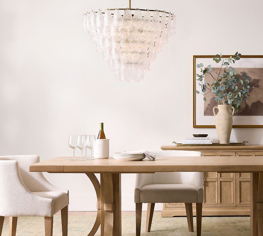 Alexandria Glass Round Chandelier (30")