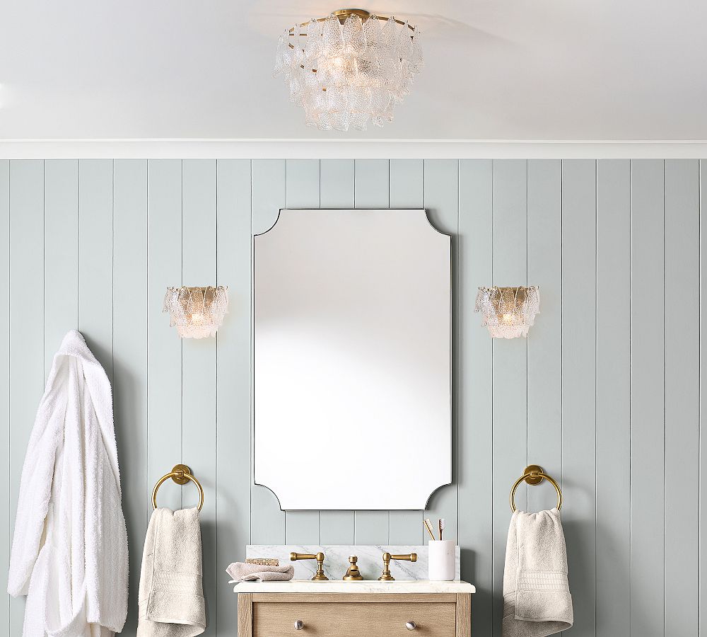 Alexandria Glass Tiered Sconce (8")