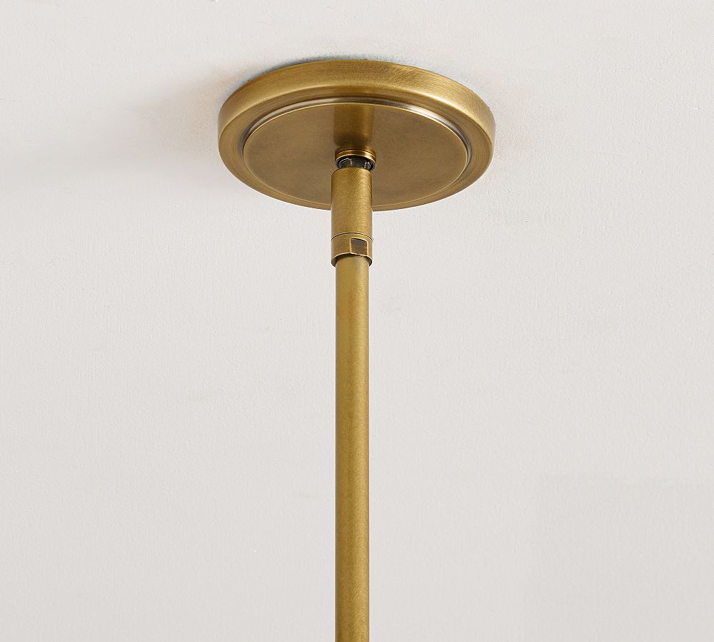 Avalon Cast Glass Round Chandelier (42")