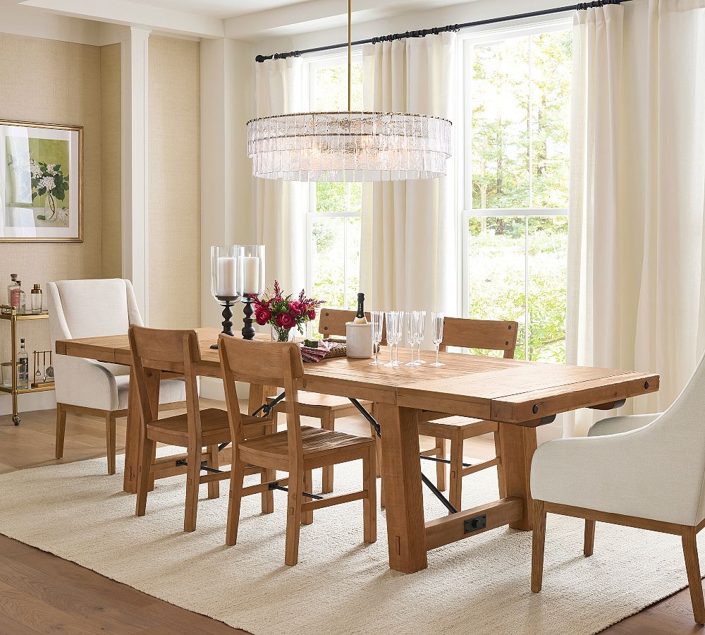 Avalon Cast Glass Round Chandelier (42")