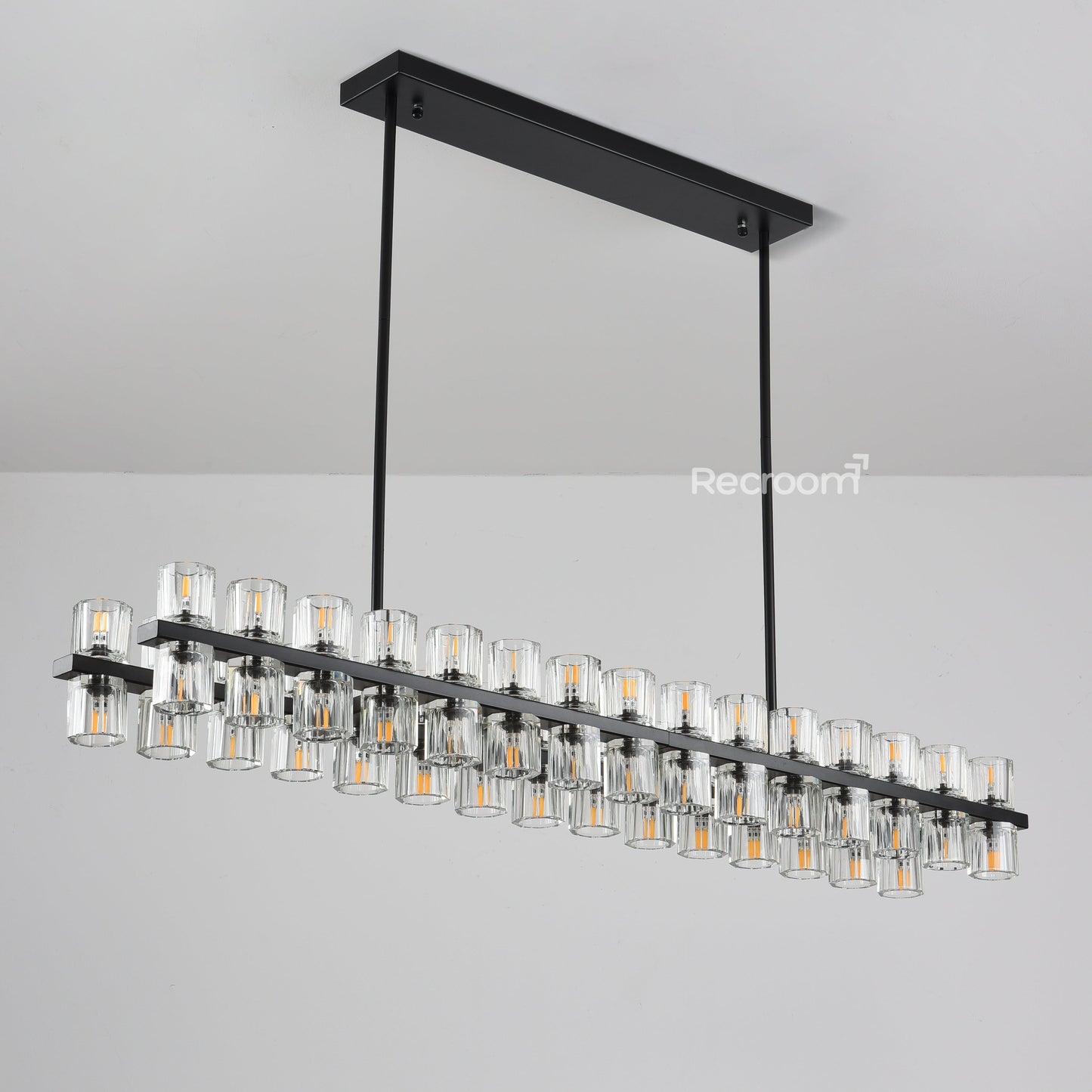 Arcachonest LED Rectangular Chandelier 54"