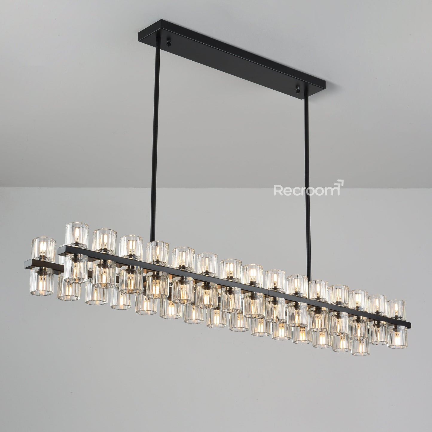 Arcachonest LED Rectangular Chandelier 54"