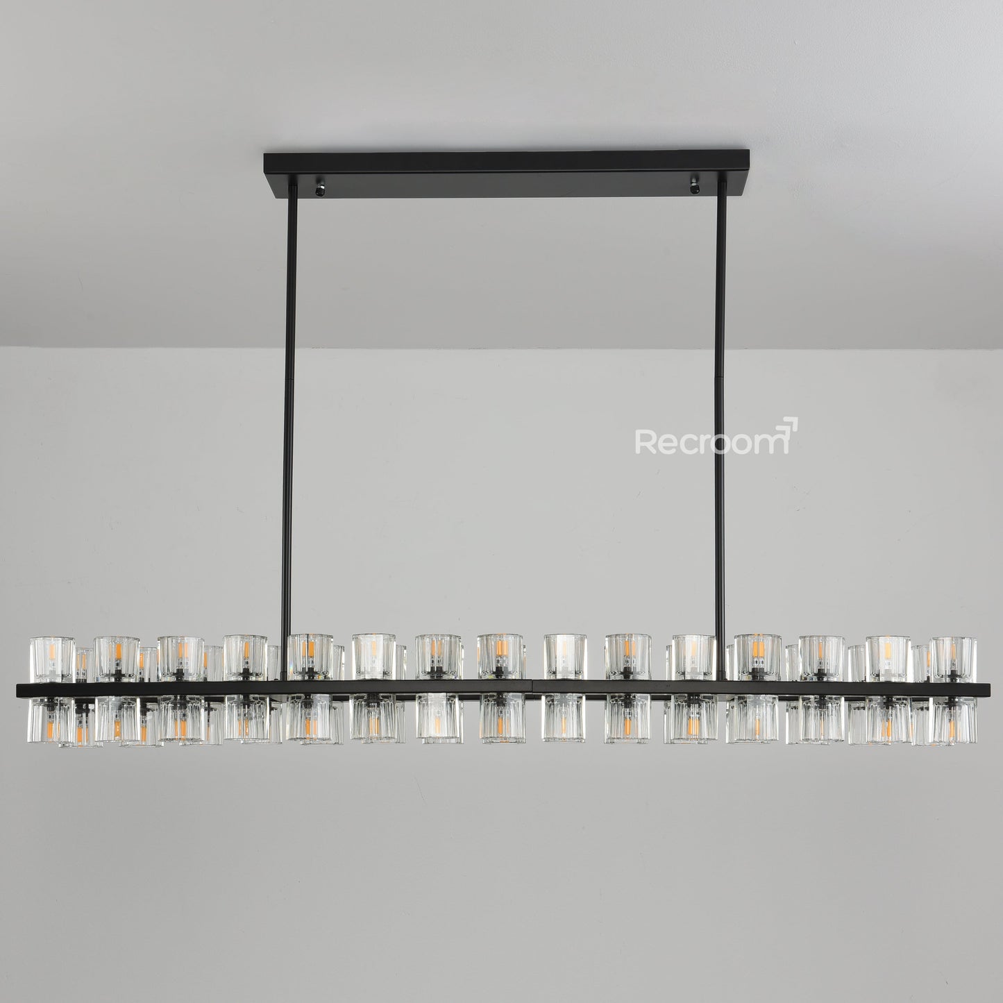 Arcachonest LED Rectangular Chandelier 54"