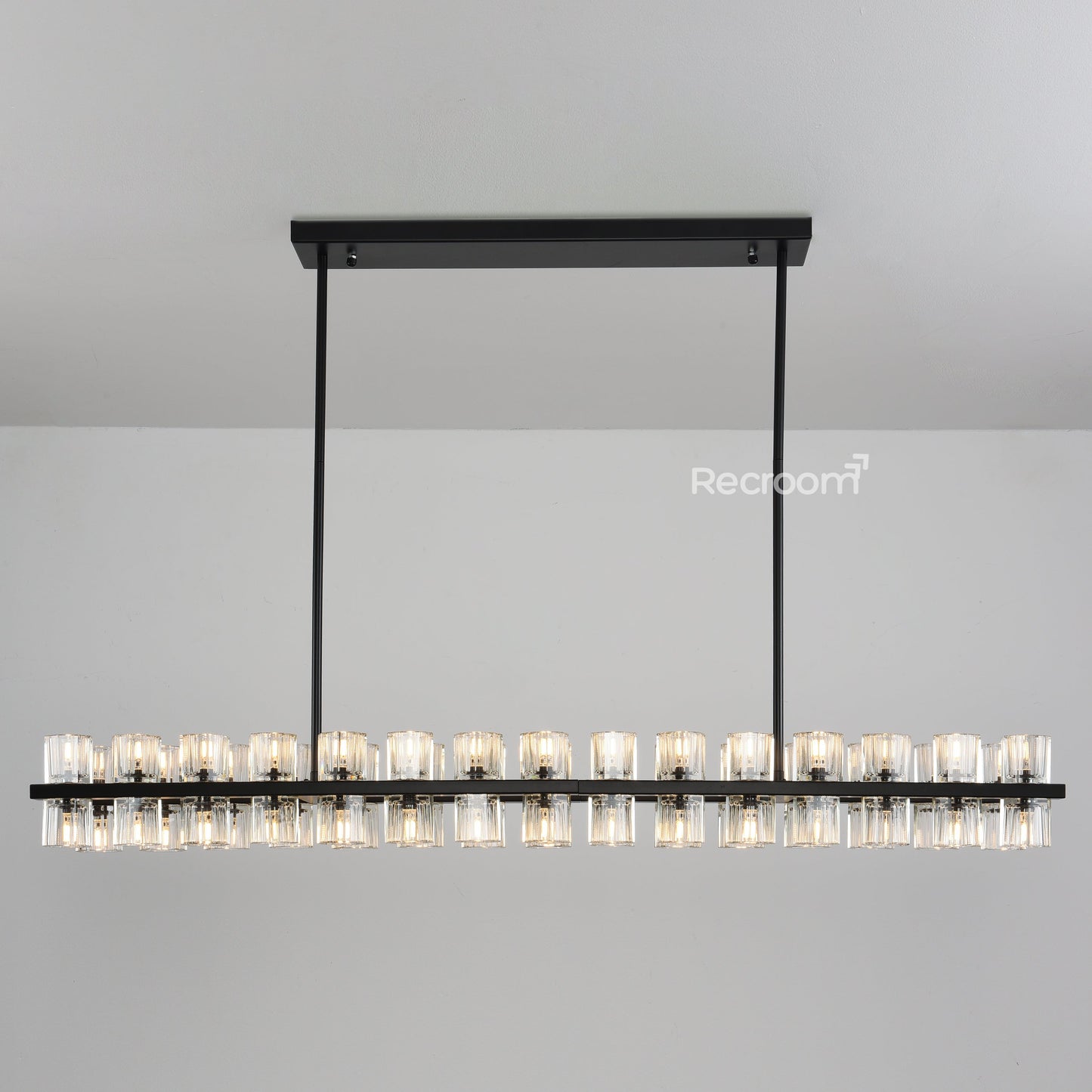Arcachonest LED Rectangular Chandelier 54"