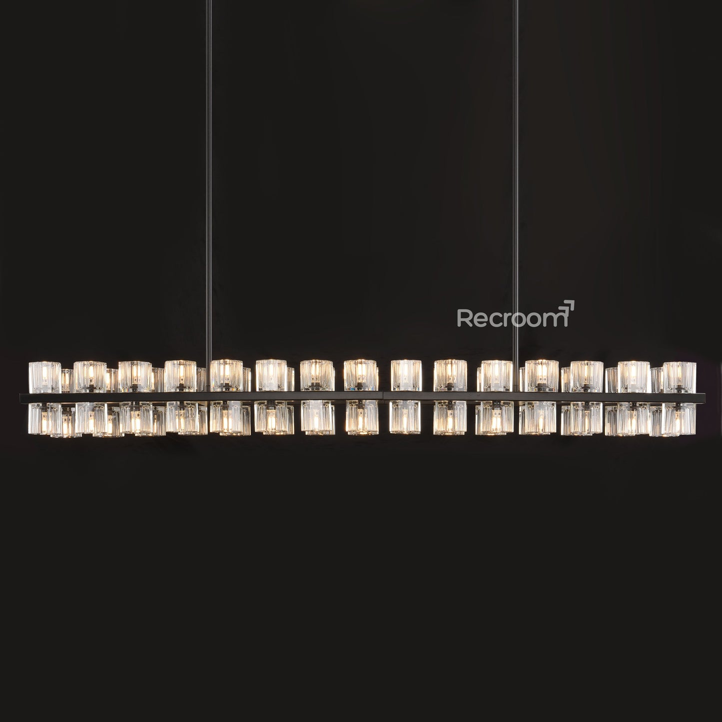 Arcachonest LED Rectangular Chandelier 54"