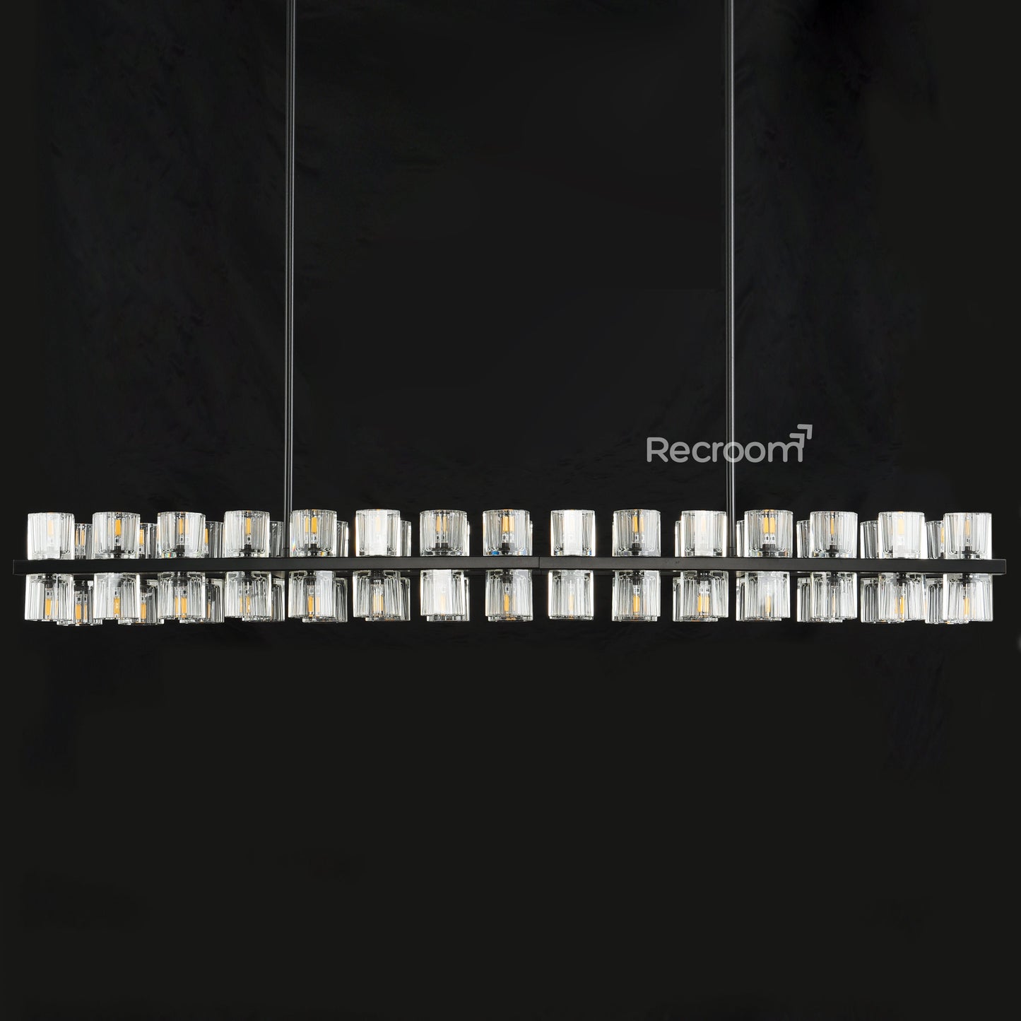 Arcachonest LED Rectangular Chandelier 54"