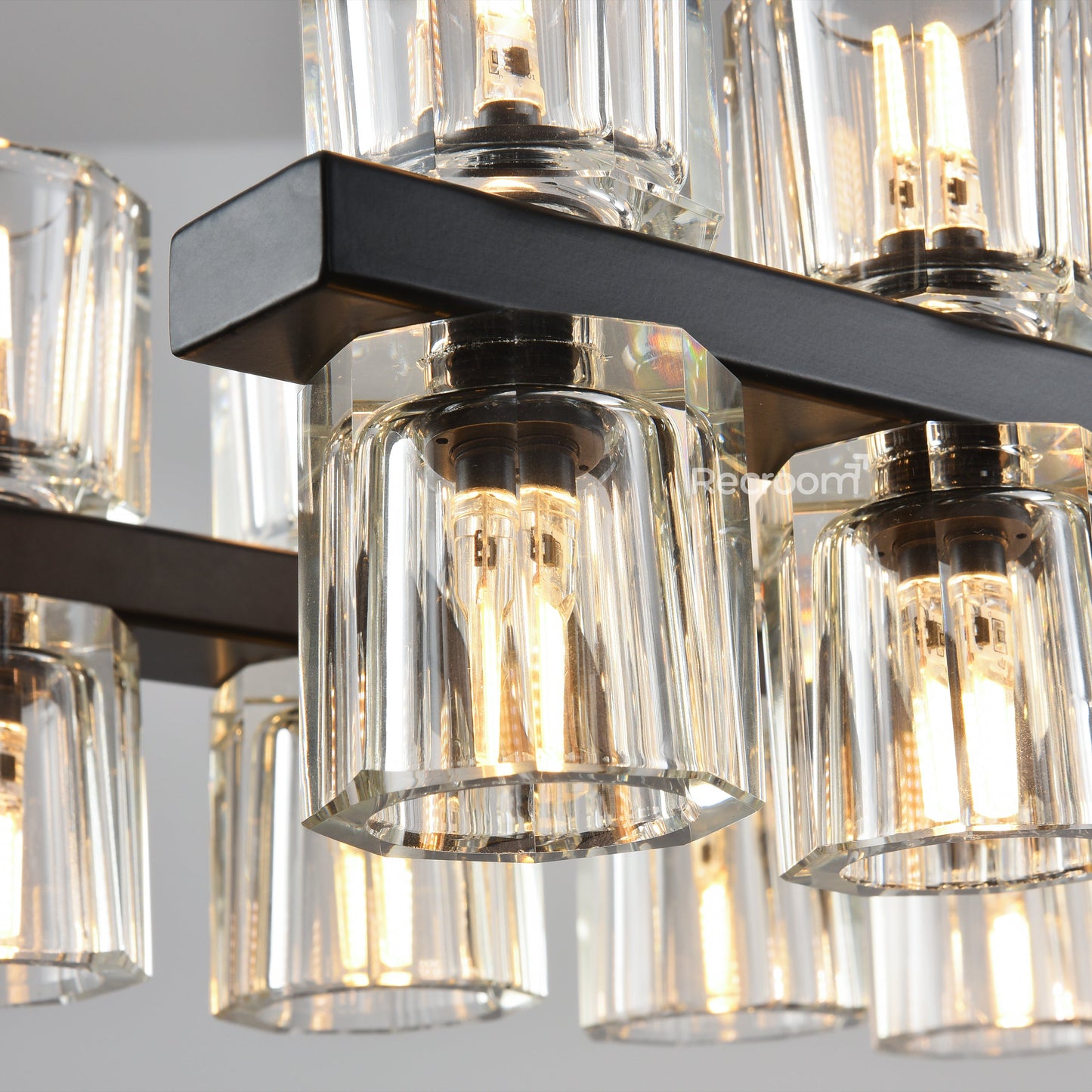 Arcachonest LED Rectangular Chandelier 54"