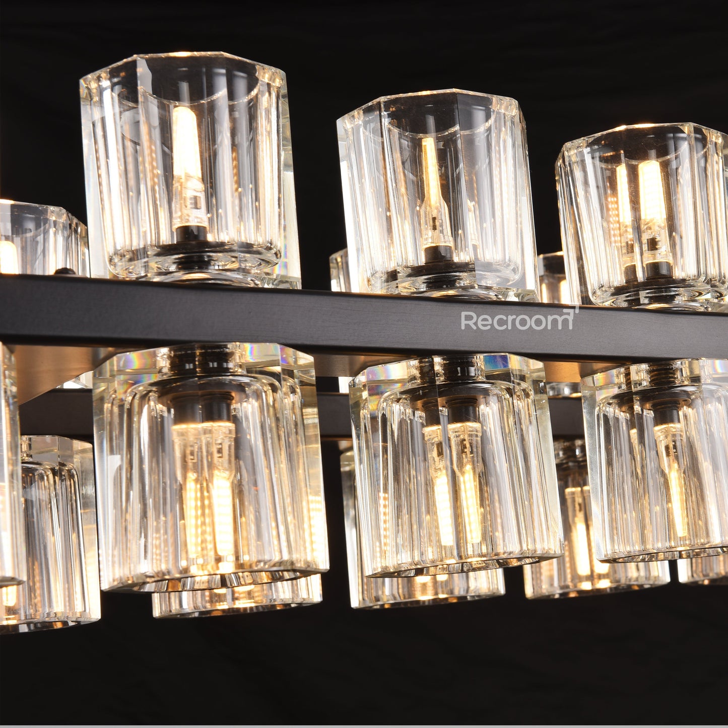 Arcachonest LED Rectangular Chandelier 54"