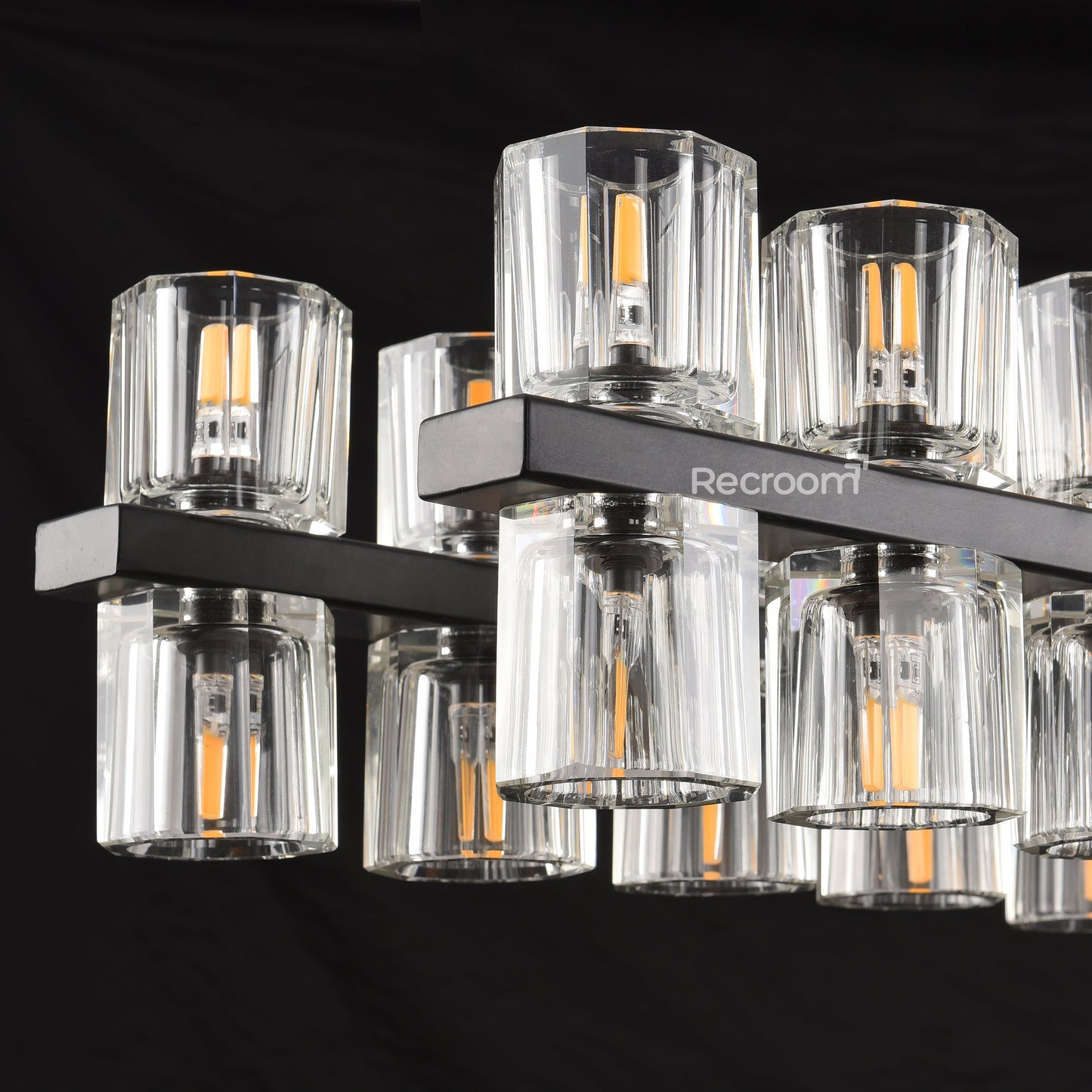 Arcachonest LED Rectangular Chandelier 54"