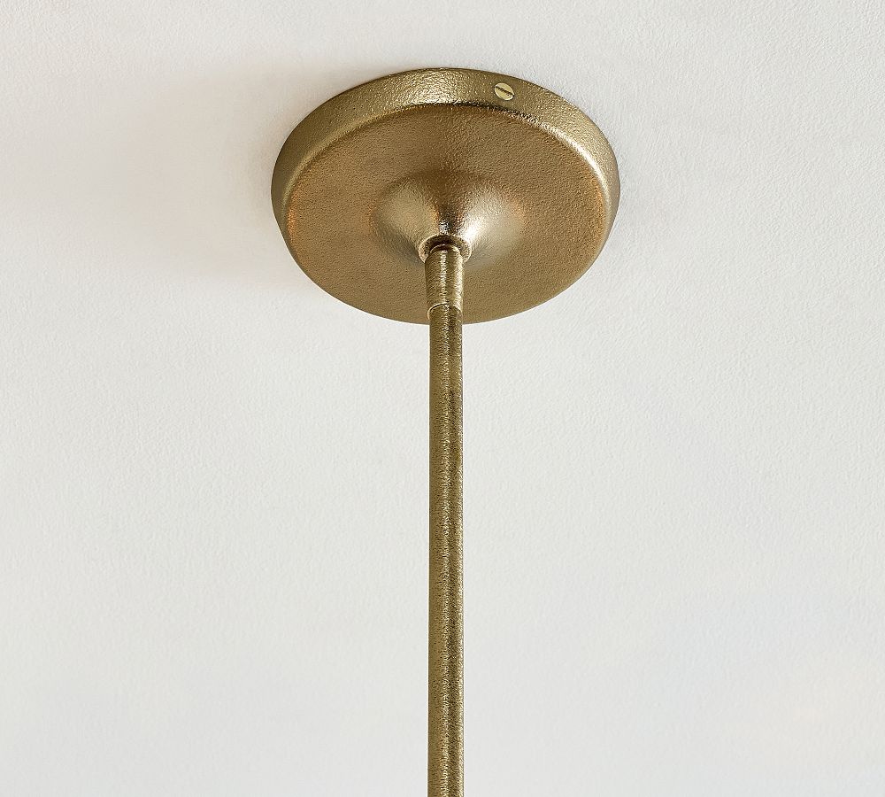 Botanical Forged Iron Oval Chandelier (50")