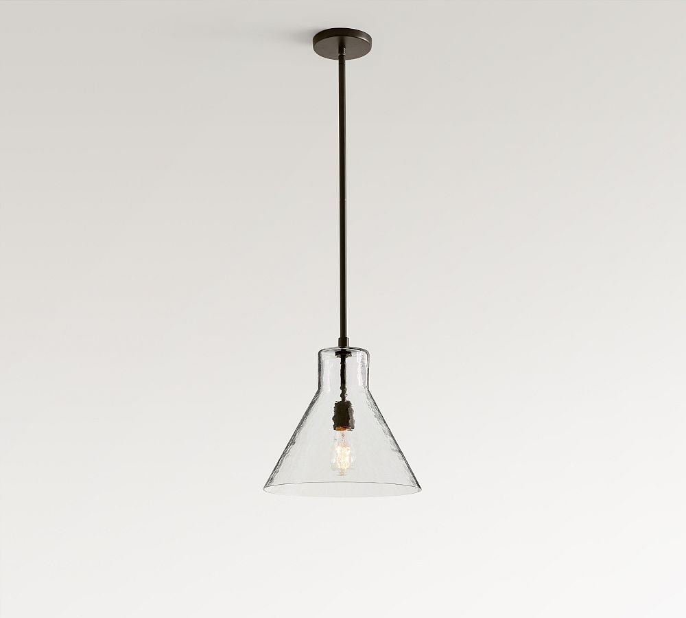 Bridget Recycled Glass Flared Pendant (13"-18")